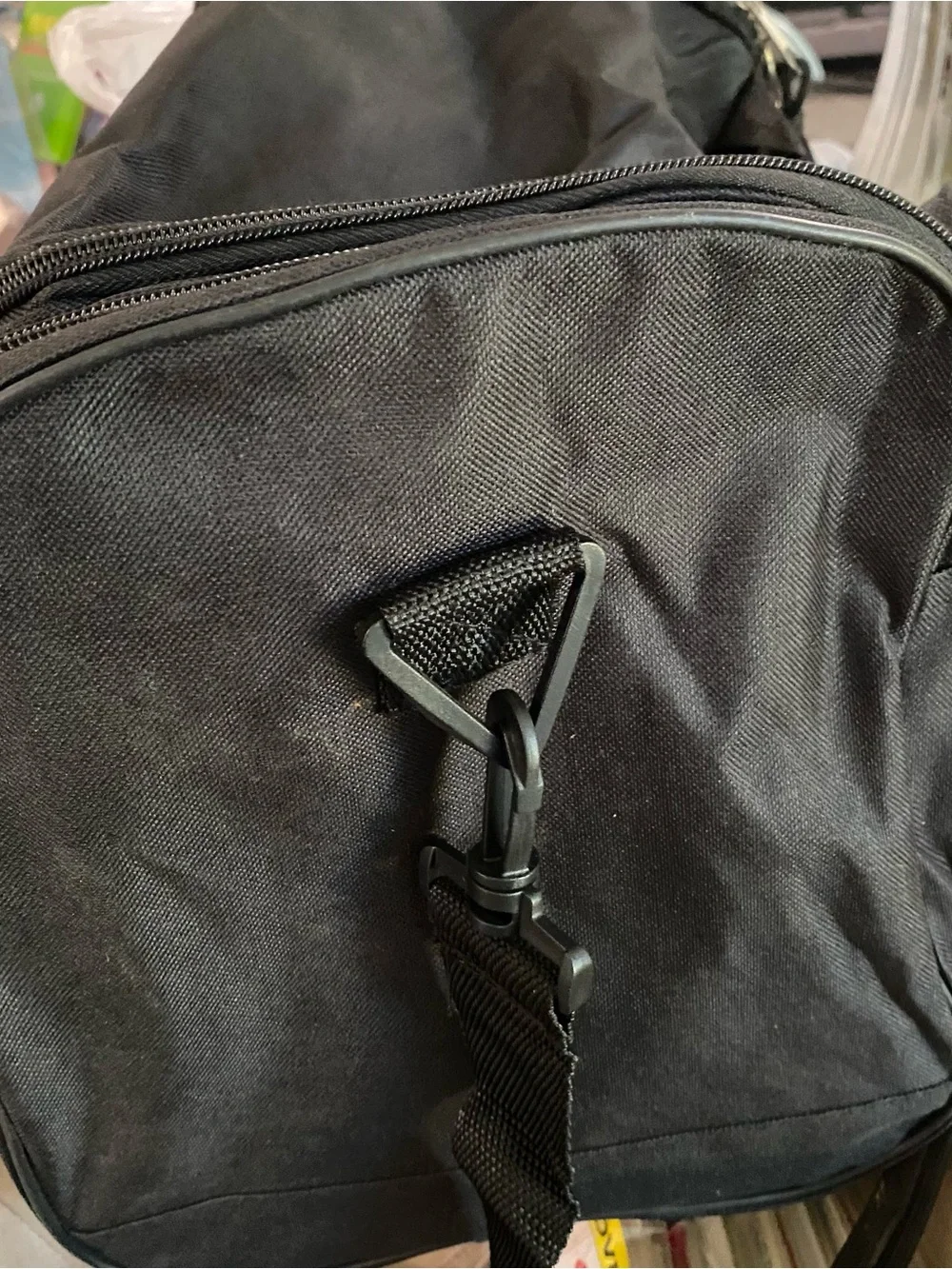 NRA Black Duffel/Photography Bag with Embroidered Logo & RFID Pouch- Men Bags